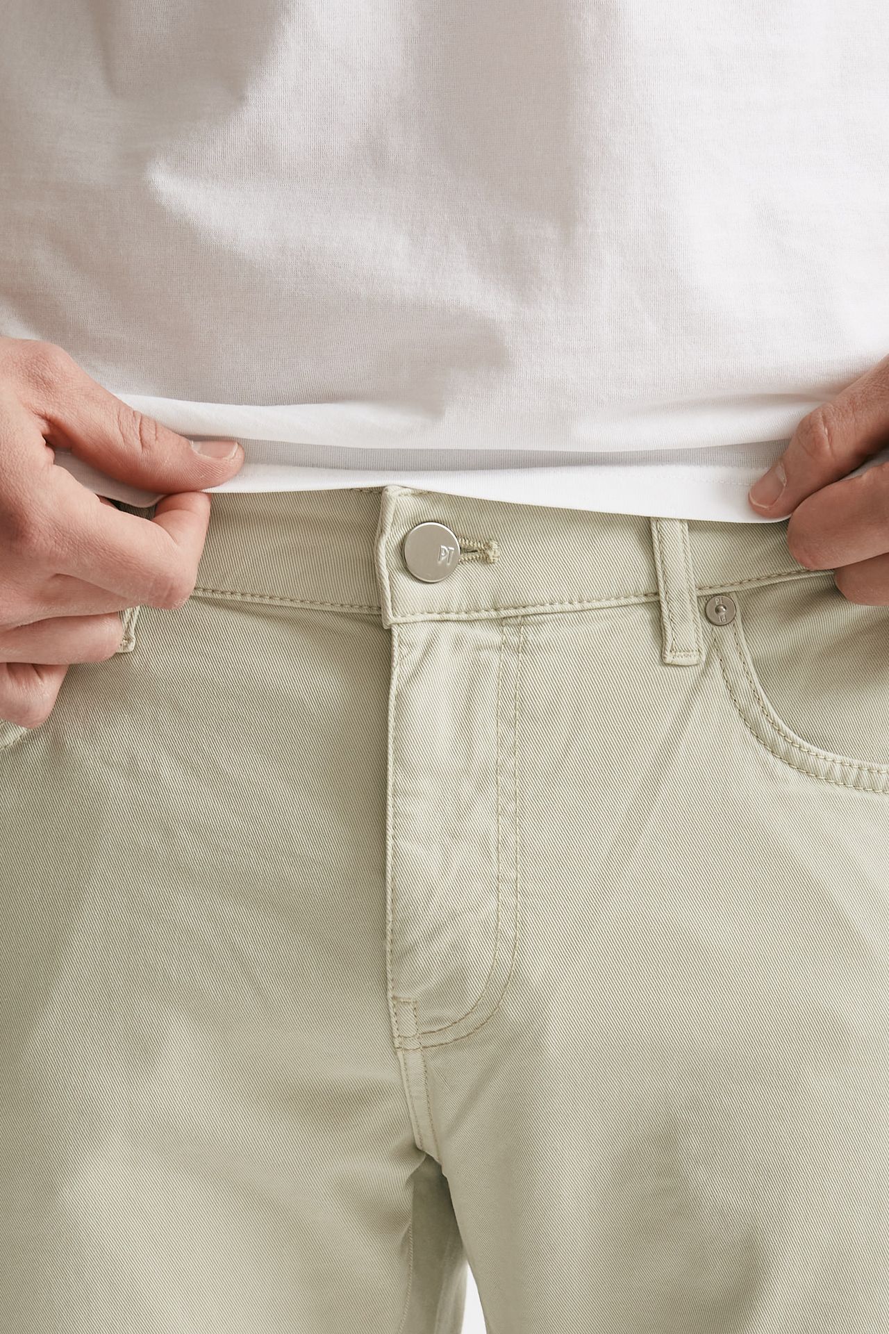 jeans swing cotone stretch panna men Pt torino - 5