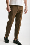 pantalone edge-rebel in lana stretch cammello men Pt torino - 4