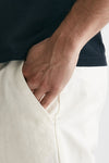 pantalone edge-rebel in cotone e lino bianco men Pt torino - 6