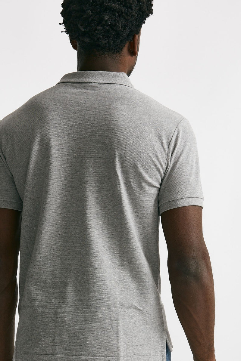 polo in cotone slim-fit grigio men Polo ralph lauren - 3