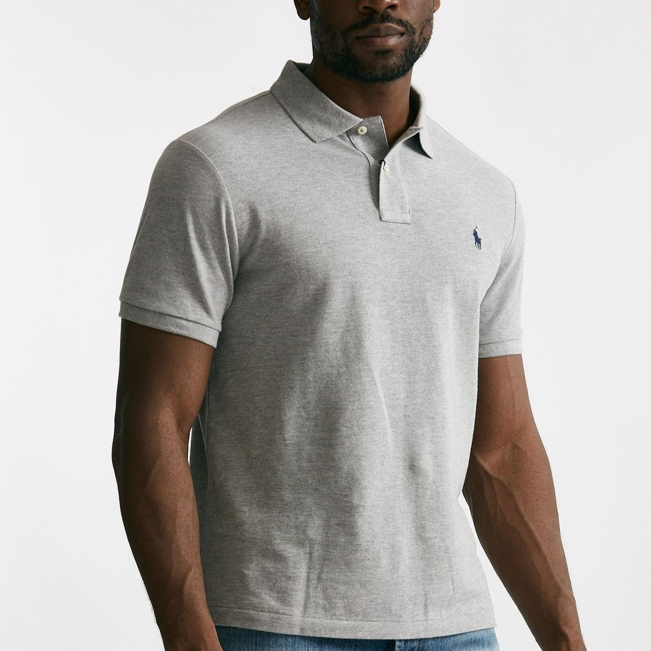 polo in cotone slim-fit grigio men Polo ralph lauren - 6