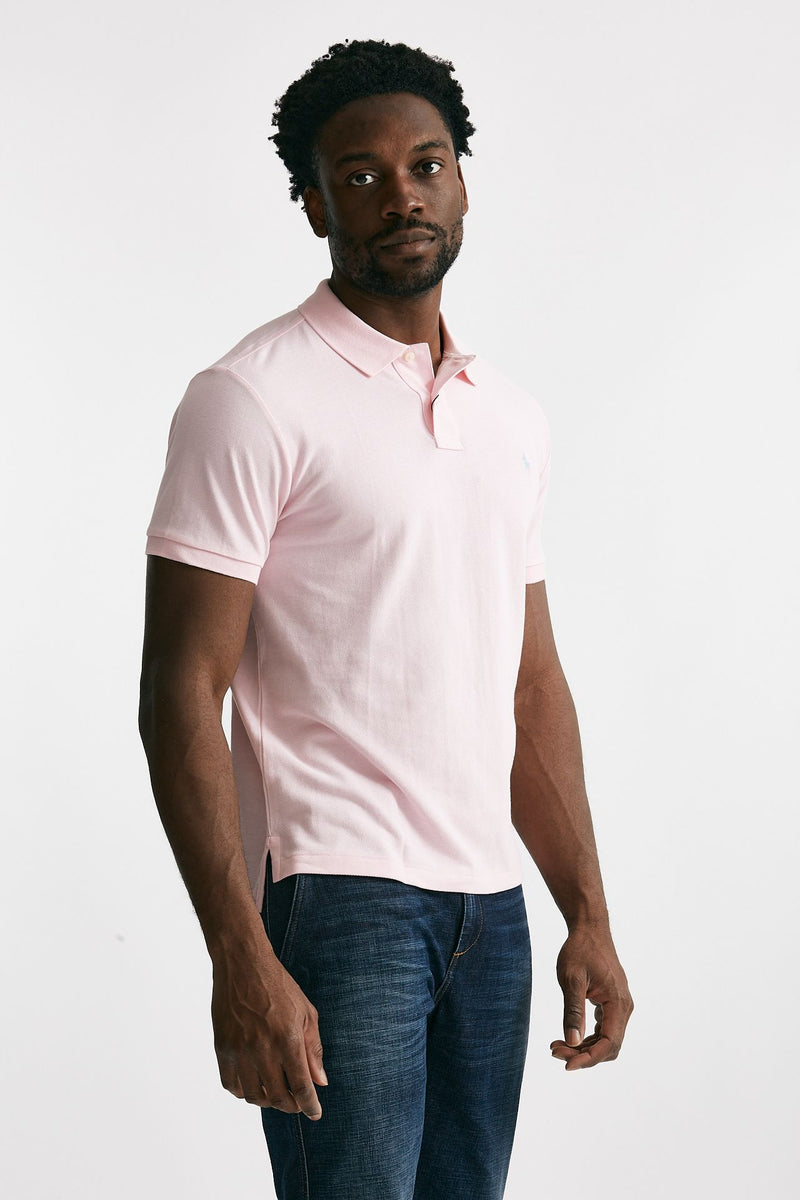 polo in cotone piquet rosa men Polo ralph lauren - 4