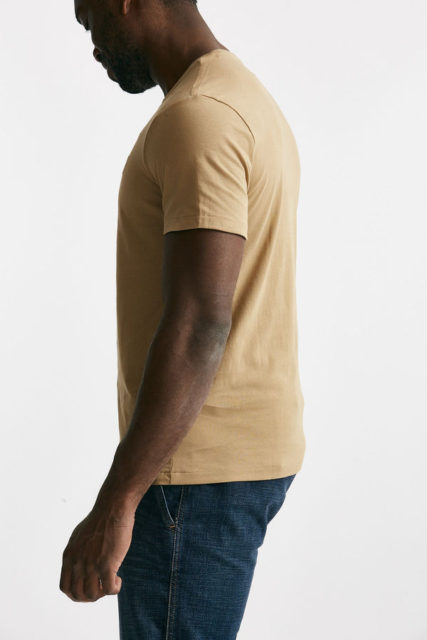 t-shirt in cotone beige men Polo ralph lauren