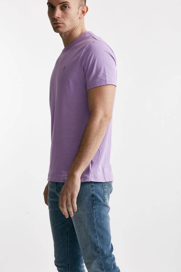 t-shirt in cotone lilla men Polo ralph lauren