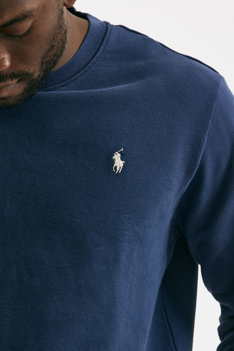 felpa in cotone lavato blu men Polo ralph lauren - 5