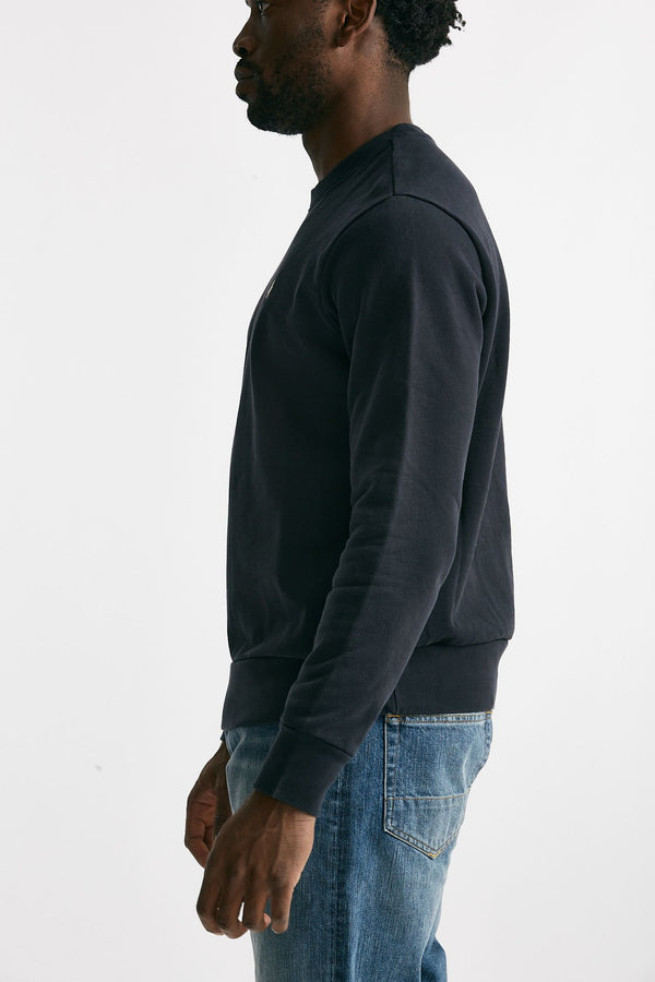 felpa in cotone lavato nero men Polo ralph lauren