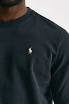 felpa in cotone lavato nero men Polo ralph lauren - 5