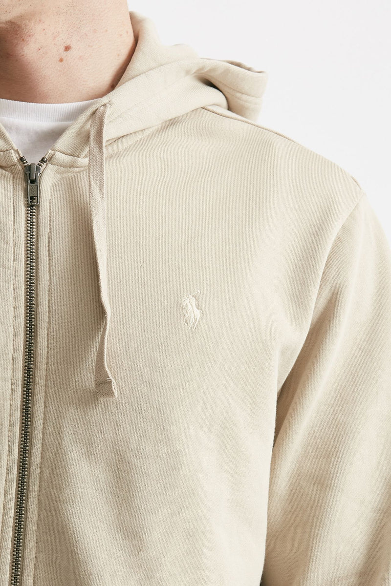 felpa cappuccio in cotone lavato beige men Polo ralph lauren - 5