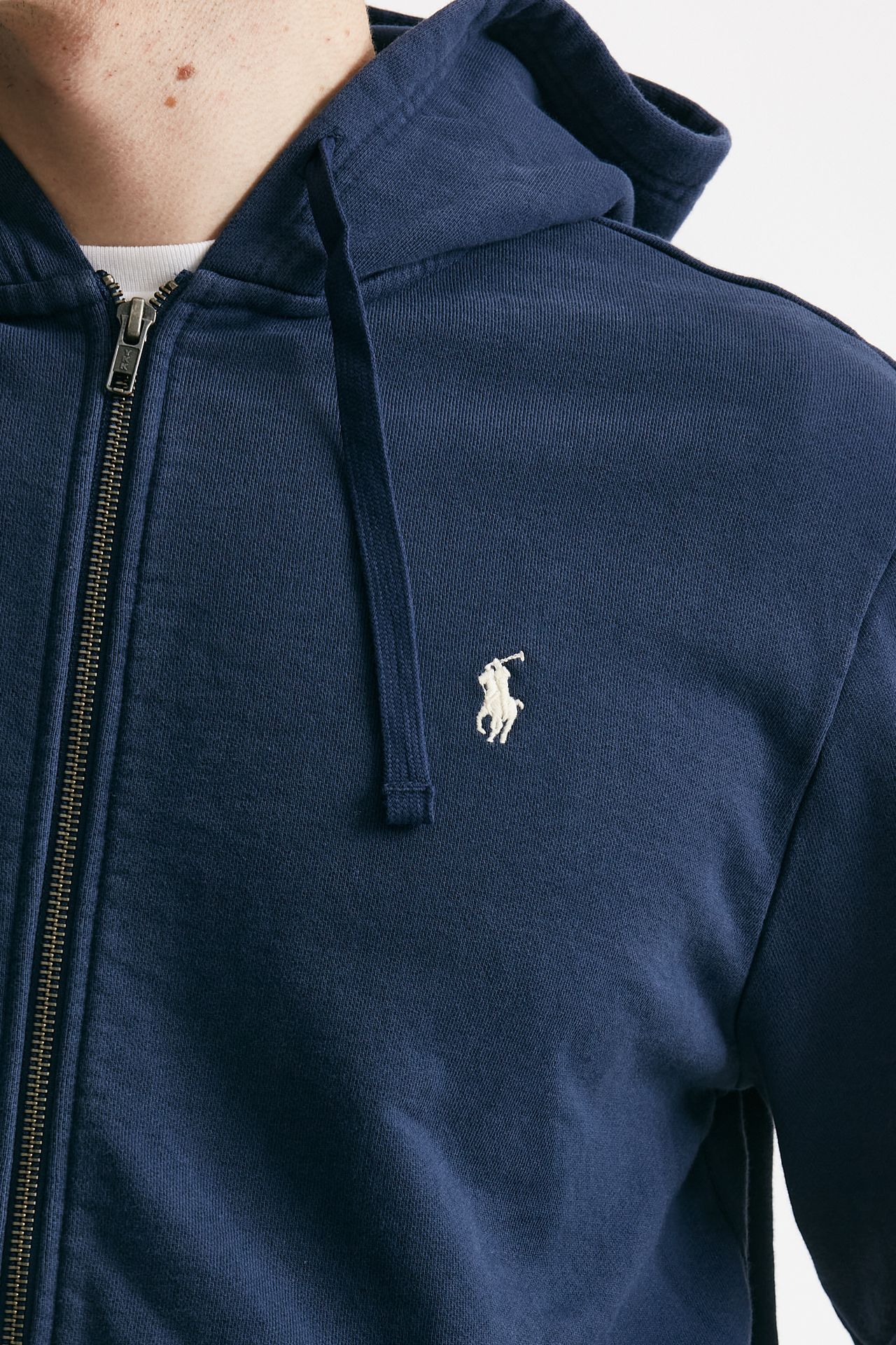 felpa cappuccio in cotone lavato blu men Polo ralph lauren - 5