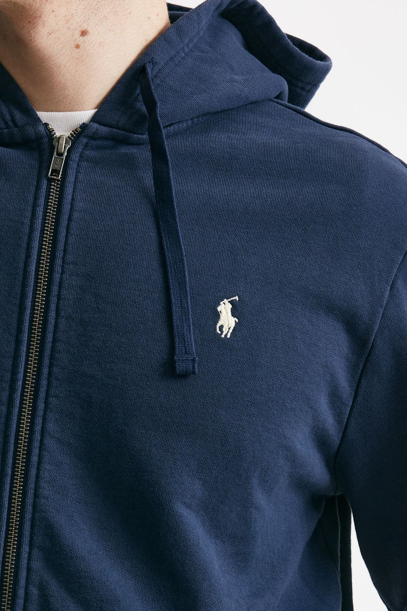 felpa cappuccio in cotone lavato blu men Polo ralph lauren - 5