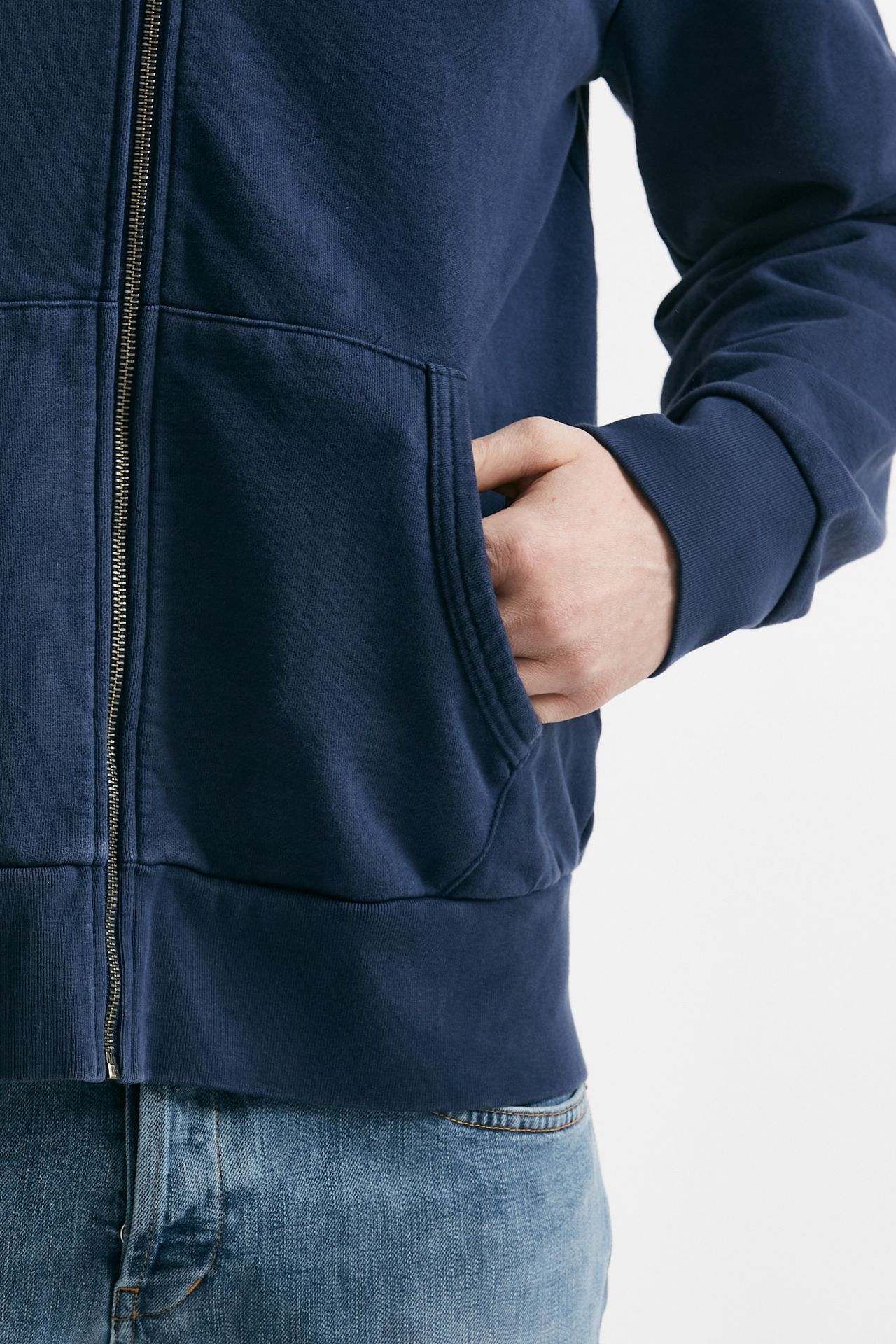 felpa cappuccio in cotone lavato blu men Polo ralph lauren - 6