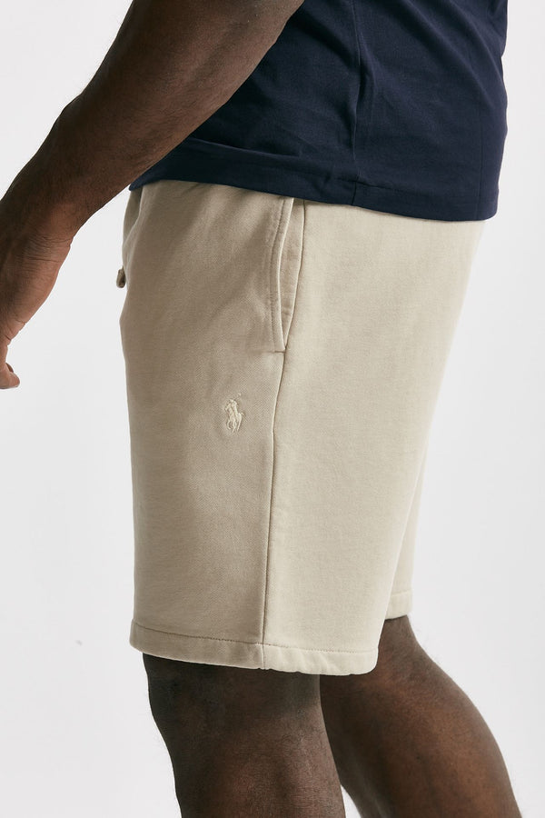 bermuda felpa in cotone beige men Polo ralph lauren