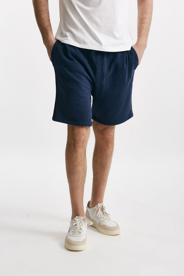 bermuda felpa in cotone blu men Polo ralph lauren