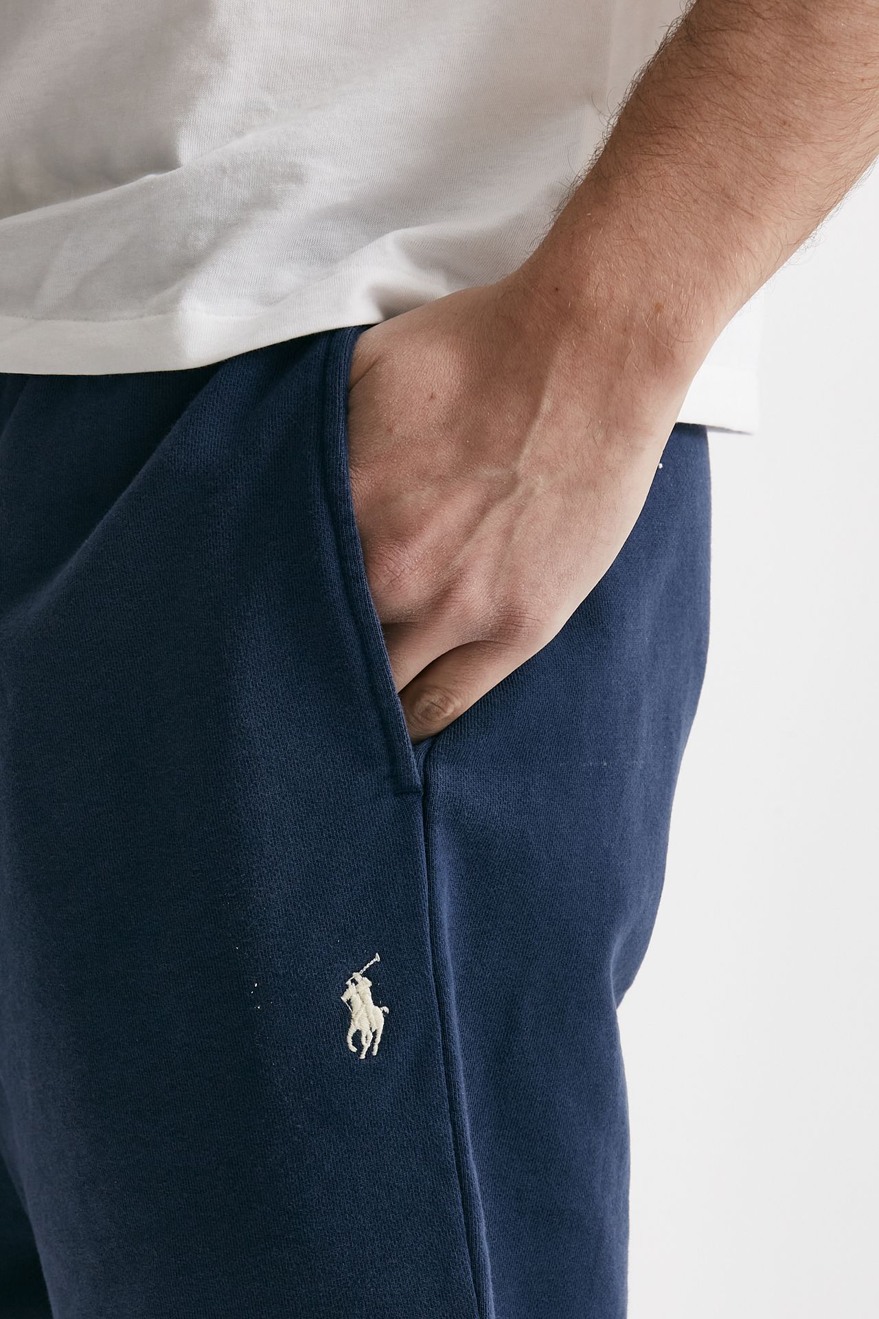 bermuda felpa in cotone blu men Polo ralph lauren - 5