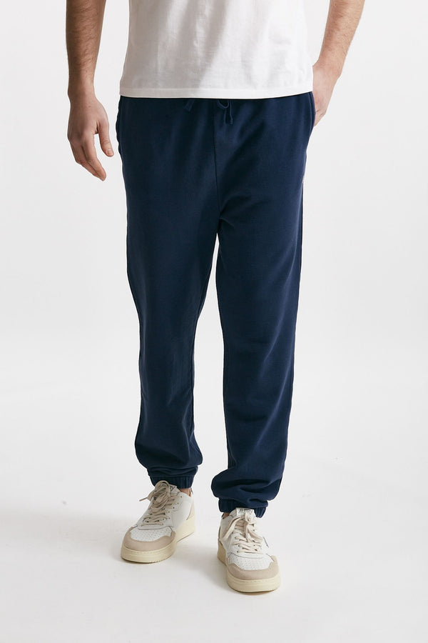 pantalone in cotone lavato blu men Polo ralph lauren