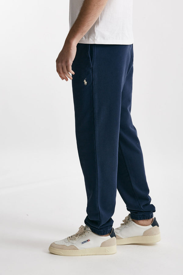pantalone in cotone lavato blu men Polo ralph lauren