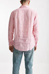 camicia in lino rosa micro fantasia men Polo ralph lauren - 3