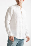 camicia in lino bianco men Polo ralph lauren - 4