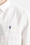 camicia in lino bianco men Polo ralph lauren - 5