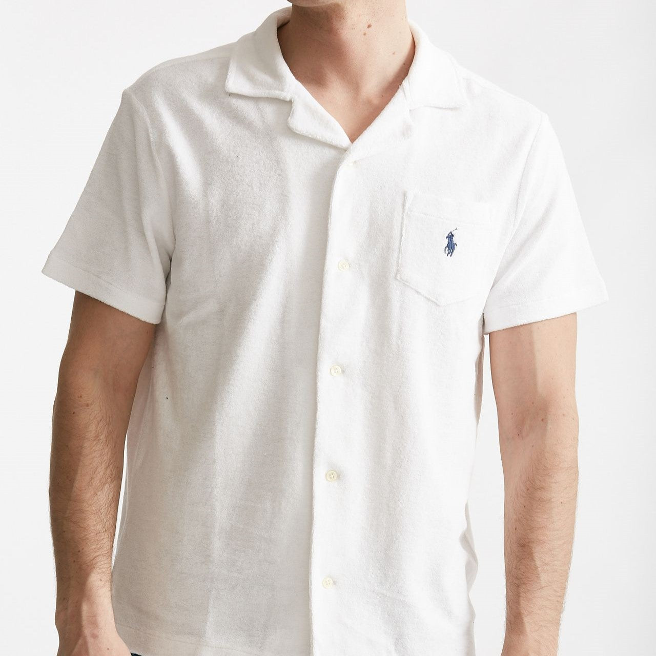 polo in cotone e poliestere bianco men Polo ralph lauren - 6