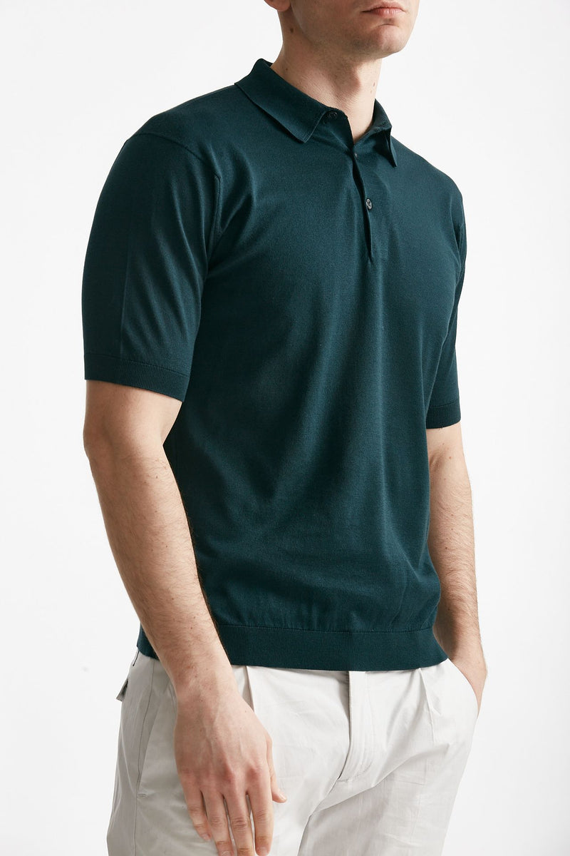 polo reid in cotone sea island verdone men John smedley - 4