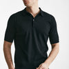 polo reid in cotone sea island nero men John smedley - 6