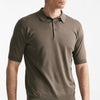 polo in cotone sea island fango reid men John smedley - 6