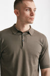 polo in cotone sea island fango reid men John smedley - 5