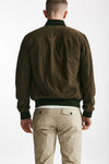 bomber emanuele in camoscio verde men Stewart - 3