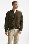 bomber emanuele in camoscio verde men Stewart - 6