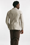 giacca monopetto montecarlo lino/cotone beige men Tagliatore - 3