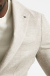 giacca monopetto montecarlo lino/cotone beige men Tagliatore - 5