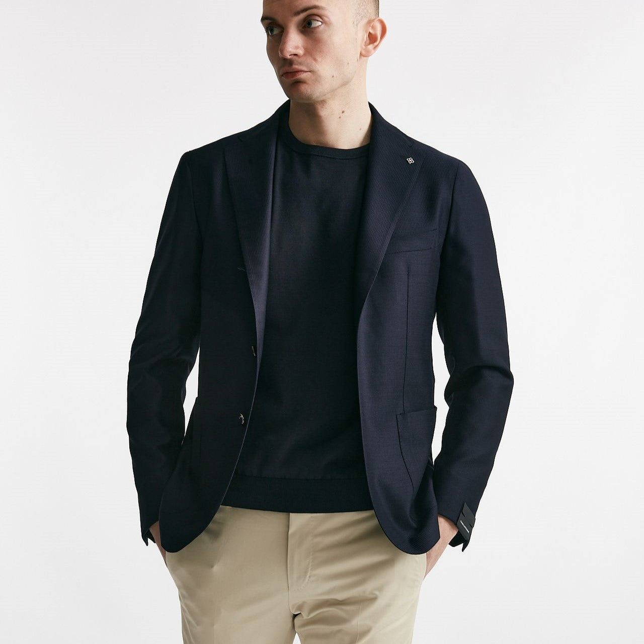 giacca montecarlo blu in lana men Tagliatore - 8