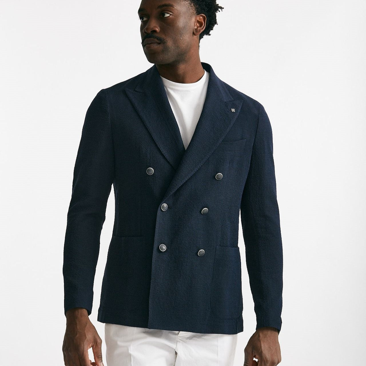 giacca doppiopetto montecarlo blu men Tagliatore - 8