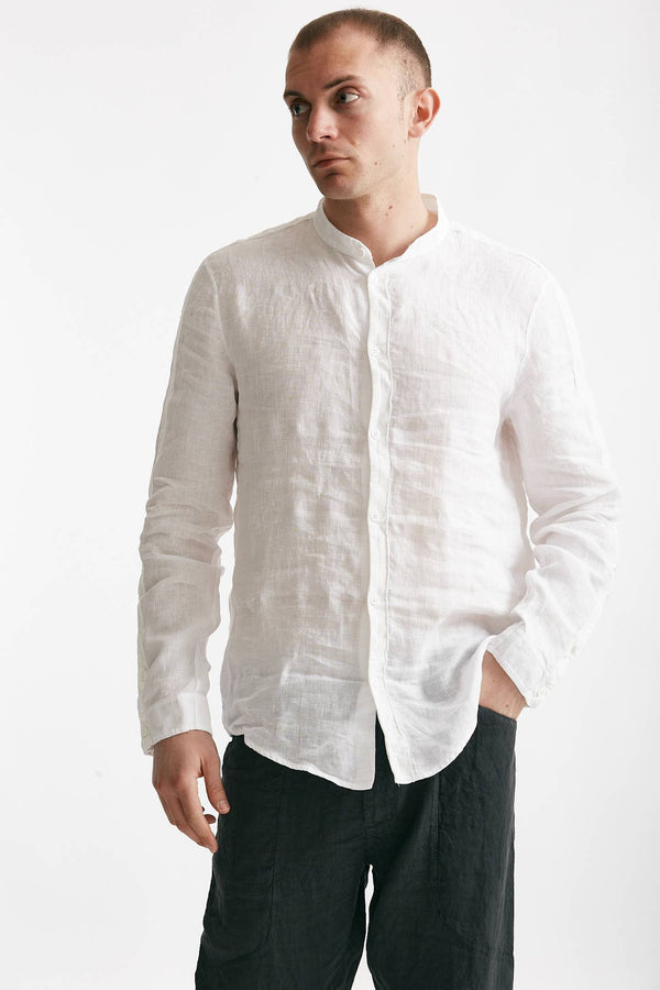 camicia in lino bianco men Transit uomo