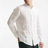 camicia in lino bianco men Transit uomo - 6