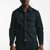 overshirt in lino cotone e poliestere nero men Transit uomo - 8