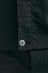 overshirt in lino cotone e poliestere nero men Transit uomo - 7