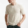 t shirt in cotone beige men Transit uomo - 7