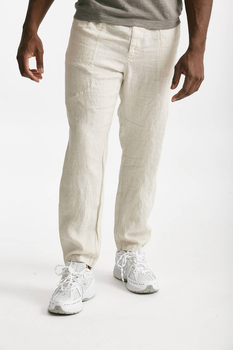pantalone in lino beige men Transit uomo - 1