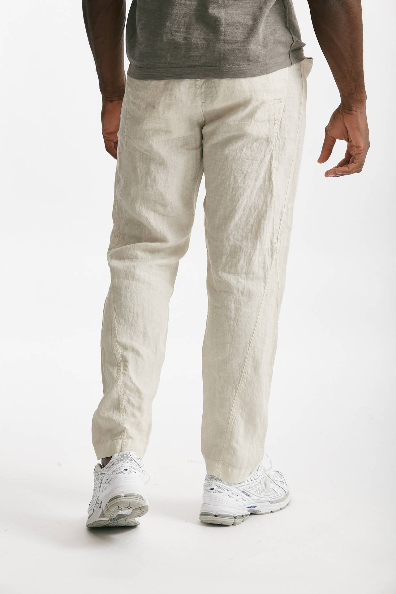 pantalone in lino beige men Transit uomo - 3