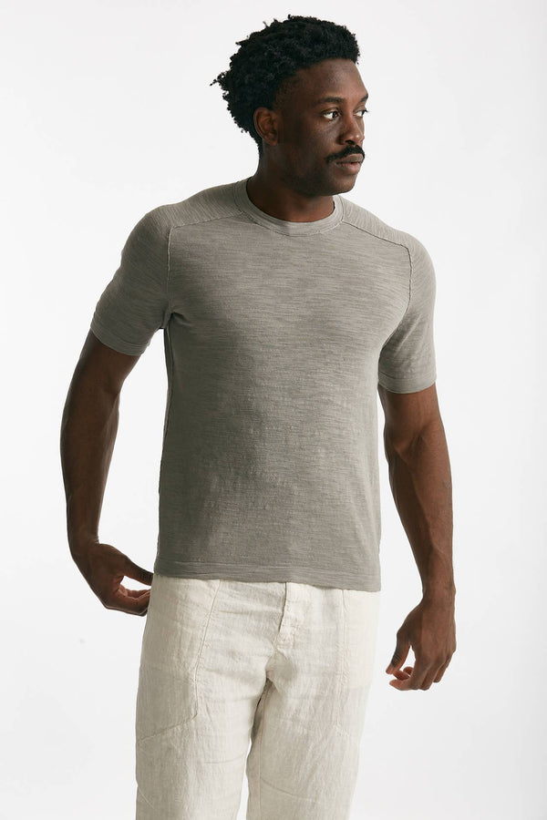 t shirt in cotone grigio men Transit uomo