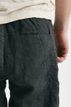 pantalone in lino grigio antracite men Transit uomo - 8