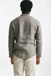 camicia in lino grigio men Transit uomo - 3