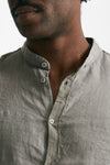 camicia in lino grigio men Transit uomo - 5