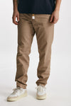 pantalone in cotone e lino stretch beige men White sand - 4