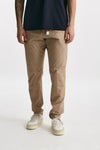 pantalone in cotone stretch beige men White sand - 1