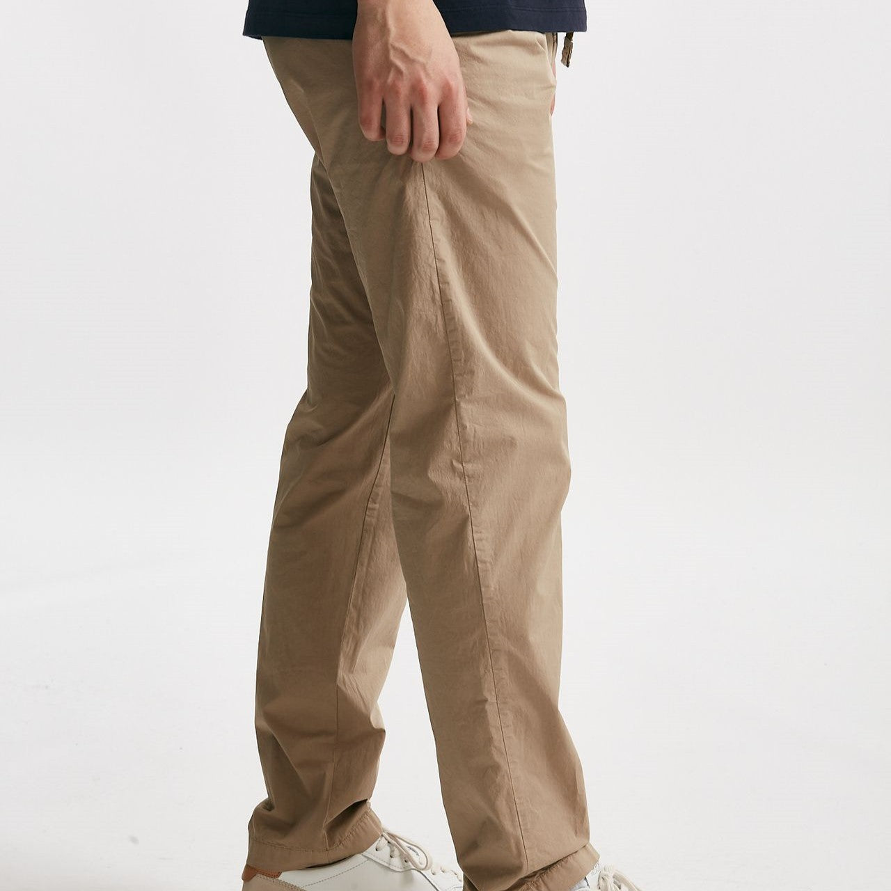 pantalone in cotone stretch beige men White sand - 8