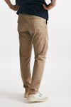 pantalone in cotone stretch beige men White sand - 3