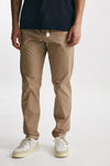 pantalone in cotone stretch beige men White sand - 4